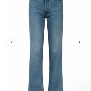 Re/Done Men's Light Blue Bootcut Jeans